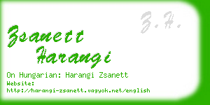 zsanett harangi business card
